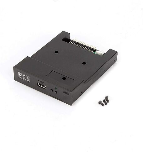 محرك الأقراص المرنة Zeroone، محاكي قارئ الأقراص المرنة الخارجي USB مقاس 3.5 بوصة، قرص مرن محمول للوحة المفاتيح الموسيقية، التوصيل والتشغيل in Kuwait