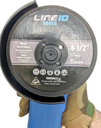 أدوات LINE10، مجموعة ملحقات جلاخة زاوية مقاس 4-1/2 بوصة، وفرشاة سلكية، وأقراص طحن، وعجلات قطع in Kuwait