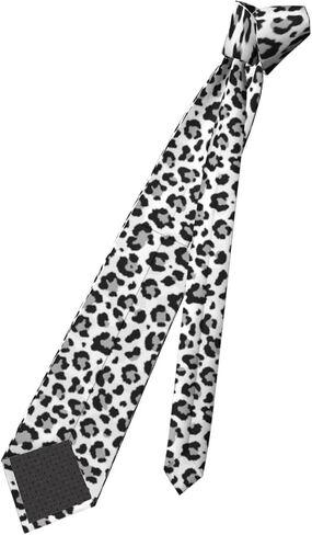 ربطات عنق Gocerktr سنو ليوبارد للرجال الجدة في سن المراهقة الأولاد أزياء الرقبة التعادل حفل زفاف هدية الأعمال in Kuwait