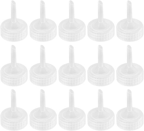 STOBOK 25pcs Brine Shrimp Artemia Hatchery Cola Bottle Adapters Plastic Shrimp Egg Incubator Hatching Bottle Cap for Aquarium Fish Tank Oxygen Parts in Saudi Arabia