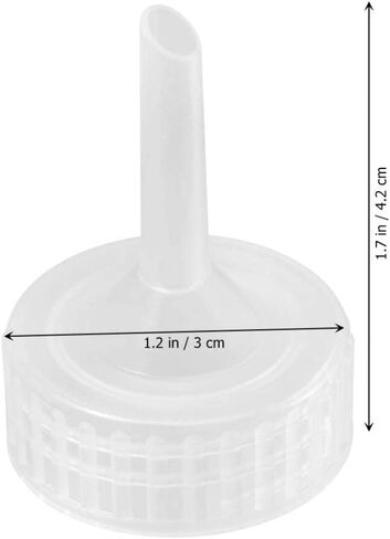 STOBOK 25pcs Brine Shrimp Artemia Hatchery Cola Bottle Adapters Plastic Shrimp Egg Incubator Hatching Bottle Cap for Aquarium Fish Tank Oxygen Parts in Saudi Arabia