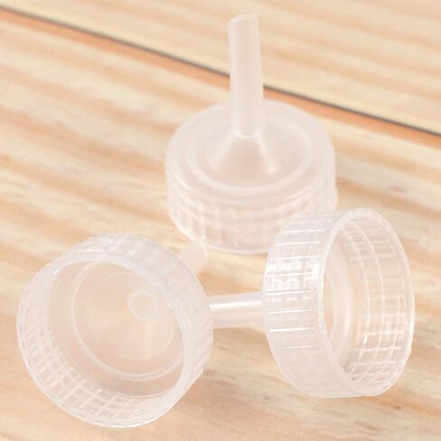 STOBOK 25pcs Brine Shrimp Artemia Hatchery Cola Bottle Adapters Plastic Shrimp Egg Incubator Hatching Bottle Cap for Aquarium Fish Tank Oxygen Parts in Saudi Arabia