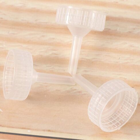 STOBOK 25pcs Brine Shrimp Artemia Hatchery Cola Bottle Adapters Plastic Shrimp Egg Incubator Hatching Bottle Cap for Aquarium Fish Tank Oxygen Parts in Saudi Arabia
