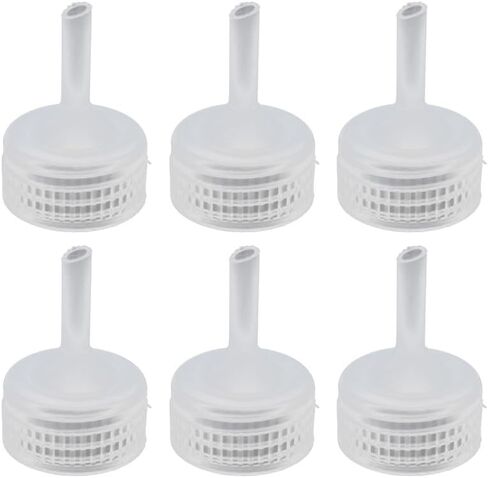Kits 20pcs Aquarium Accessories Accessories for Shrimp Hatchery Cola Bottle Cap Brine Shrimp Fish Food DIY Hatching Tools Brine Shrimp Eggs Suite Incubator Shrimp Egg Incubator Bottle Caps in Saudi Arabia