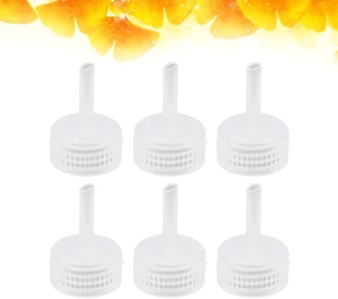 Kits 20pcs Aquarium Accessories Accessories for Shrimp Hatchery Cola Bottle Cap Brine Shrimp Fish Food DIY Hatching Tools Brine Shrimp Eggs Suite Incubator Shrimp Egg Incubator Bottle Caps in Saudi Arabia