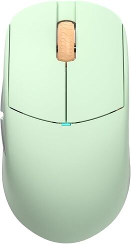 Lamzu Atlantis Mini Pro Wireless Gaming Mouse, Ultra Lightweight 51g, Mechanical Switch,Symmetrical,26000 DPI,MCU Nordic 52840,Silver TTC Encoder,PAW3395 Sensor, 4K Compatible-Polar Whtie in Saudi Arabia
