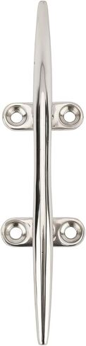 DasMarine 2 Pack Open Base Cleat,Casted 316 Stainless Steel Cleat,8 inch Length,1-1/2" Height,1/4" Fastener Cleat in Saudi Arabia
