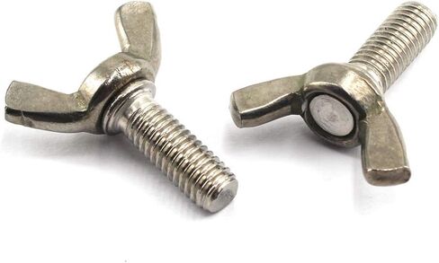 M8x10 Wing Bolt 304 Stainless Steel Butterfly Screw Bolt (Pack of 20) in Saudi Arabia
