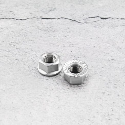 eMagTech 24PCS Bike Wheel Axle Nut & Safety Washer Kit M10 M9.5 M8 Bicycle Hub Flanged Axle Nut for Mountain Bike Road Bike Front and Rear Bike Wheel Axle in Saudi Arabia
