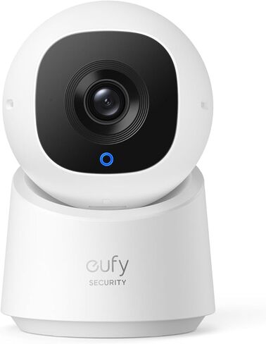كاميرا eufy Security Indoor Cam C220، كاميرا أمان بدقة 2K مع PTZ بزاوية 360 درجة، كاميرا أمان داخلية مدمجة مع شبكة Wi-Fi 2.4G، الذكاء الاصطناعي البشري/الحركة، الرؤية الليلية، تتبع الذكاء الاصطناعي، متوافق مع HomeBase S380 in Kuwait