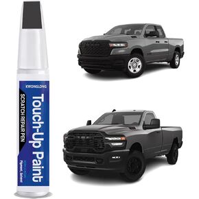 طلاء PAU/LAU Touch Up من الجرانيت والكريستال المعدني متوافق مع ذاكرة الوصول العشوائي 2019-2024 1500/2500/3500، 2020-2024 للخدمة الشاقة، طقم إصلاح الخدوش 2 في 1، مطابقة الألوان الاحترافية in Kuwait