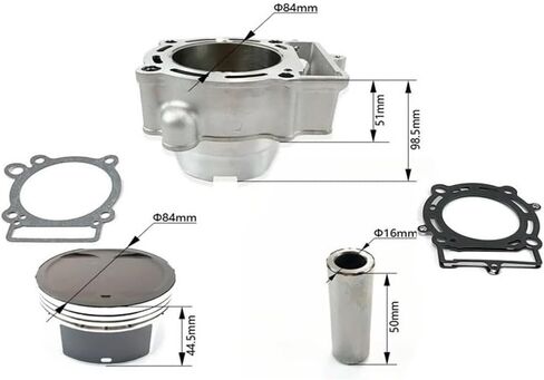 Motocross Cylinder Kit 84mm Forged Big Bore Cylinder Block Piston Ring Gasket Fit For ZONGSHEN NC250 NC300 ZS177MM 250 Upgrade 300CC(Cylinder Gasket Kit) in Saudi Arabia