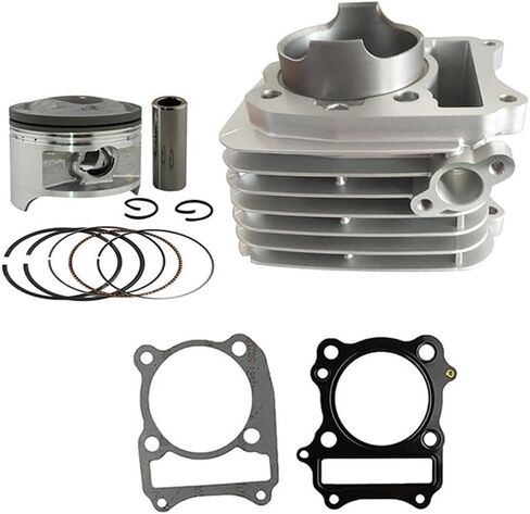 Motorcycle 66mm Air Cylinder Block & Piston Kit & Gasket Kit For DR200 DF200 1996-2009 VANVAN200 DR DF 200 in Saudi Arabia