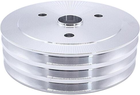 BestParts Chrome Polished Aluminum 2 Groove Short Water Pump and 3 Groove Crank Pulley Kit Compatible with SBC Chevy SBC 265 283 305 327 350 383 400 with Short Water Pump SWP in Saudi Arabia