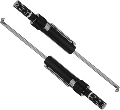 Unomor 2PCS Brake Pad Measurement Tool Set Professional Brake Pad Thickness Gauge for Accurate Wear Assessment for Car Maintenance and Inspection in Saudi Arabia