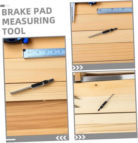 Unomor 2PCS Brake Pad Measurement Tool Set Professional Brake Pad Thickness Gauge for Accurate Wear Assessment for Car Maintenance and Inspection in Saudi Arabia