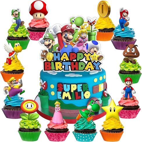 25 قطعة من أغطية الكيك ماكوين وأغطية الكب كيك مجموعة لوازم حفلات أعياد الميلاد للسيارات تحت عنوان زينة عيد الميلاد in Kuwait