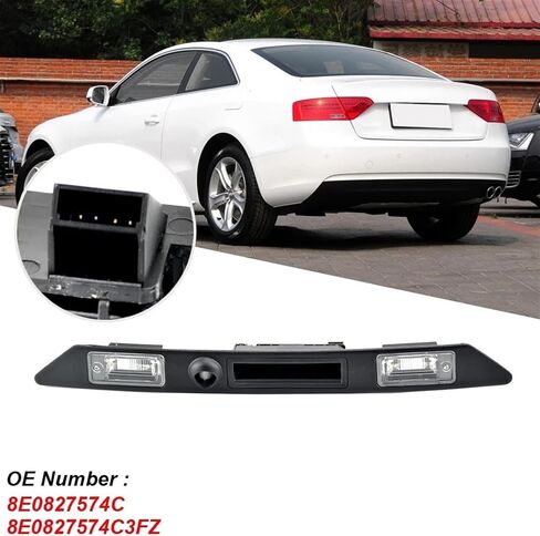 for A6 2005 2006 2007 2008 2009 2010 2011 8E0827574C 8E0827574C3FZ Rear License Light Trunk Tailgate Handle Switch Tailgate Boot Latch Lock in Saudi Arabia
