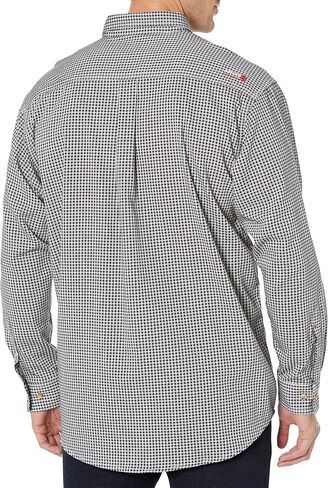Ariat Male FR Basic Work Shirt Bold Blue Stripe Medium in Saudi Arabia