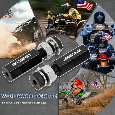 2PCS 1/4" Quick Release Flag Pole Holder 1/4 Inch Pole Flag Aluminum Mount For ATV UTV Motorcycle Dirt Bike Parts Flag pole Mounts Accessories (Black) in Kuwait