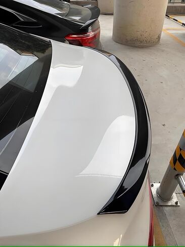 سبويلر خلفي للشاحنة لعام 2018 2019 2020 2021 2022 2023 2024 Toyota Camry Ascent SE SX/XSE Hybrid XLE Sedan Trunk Wing Tail Lip لامعة مطلية باللون الأسود من مادة ABS in Saudi Arabia