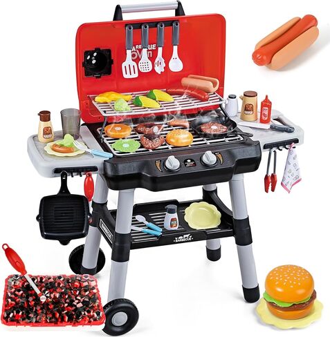Shemira Kids Play Kitchen Toys, Kids BBQ Grill Playset, Play Grill Toys in Kuwait