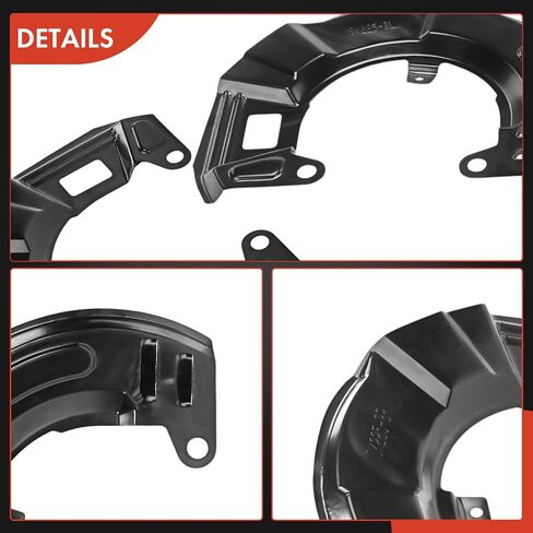 A-Premium Front Driver and Passenger Side Brake Dust Shield Compatible with Hyundai Models - Santa Fe 2001-2006, with 16 Inch Wheels, 2-PC Set in Saudi Arabia