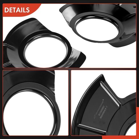 A-Premium Front Driver and Passenger Side Brake Dust Shield Compatible with Ford Models - Edge 2011 2012 2013 2014, 2-PC Set in Saudi Arabia