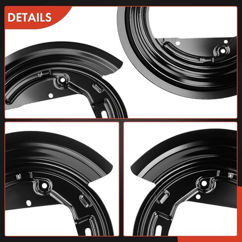 A-Premium Rear Driver & Passenger Side Brake Dust Shield Compatible with Jeep Models - JK Series Wrangler 2015-2017, Wrangler JK 2018, 2-PC Set in Saudi Arabia