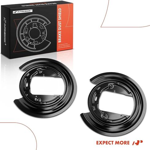 A-Premium Rear Driver & Passenger Side Brake Dust Shield Compatible with Jeep Models - JK Series Wrangler 2015-2017, Wrangler JK 2018, 2-PC Set in Saudi Arabia