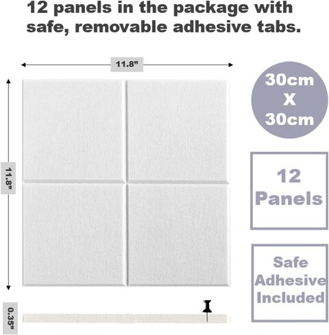 Quilting Design Wall Panels - 12 Pack 11.8"x11.8" Felt Tiles for Quilt Design Board with Adhesive Tabs - Quilters Sewing Room Wall Decor - Beige in Saudi Arabia