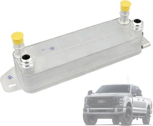 HC3Z-7A095-B Cooling Oil Cooler Compatible with Ford F-250 F-350 Super Duty 6.2L 6.7L V8 2017 2018 2019 2020 2021 2022 Transmission Oil Cooler Replace HC3Z-7A095-B HC3Z7A095B in Saudi Arabia