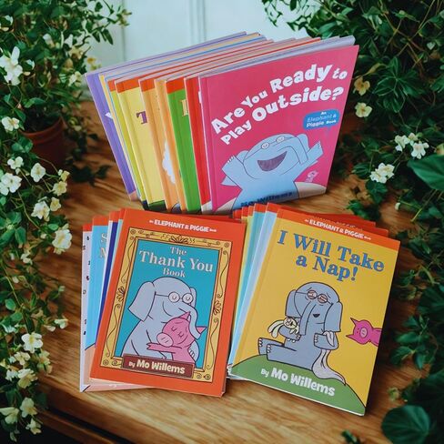 مجموعة من 25 كتابًا من مجموعة كتب Mo Willems Elephant and Piggie Books ذات الغلاف الورقي للأطفال in Kuwait