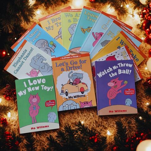 مجموعة من 25 كتابًا من مجموعة كتب Mo Willems Elephant and Piggie Books ذات الغلاف الورقي للأطفال in Kuwait