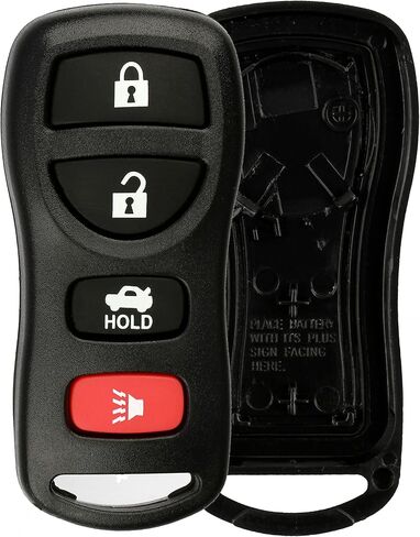 KeylessOption Just the Case Keyless Entry Remote Key Fob Shell - Black in Saudi Arabia