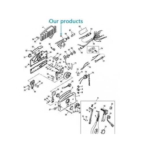 مناسبة للبحرية 87-17009A5 87-17009A2 17009A5 مفتاح الإشعال in Kuwait