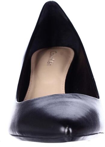 حذاء نسائي من Calvin Klein، جلد أسود، 9.5 in Kuwait