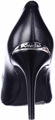 حذاء نسائي من Calvin Klein، جلد أسود، 9.5 in Kuwait