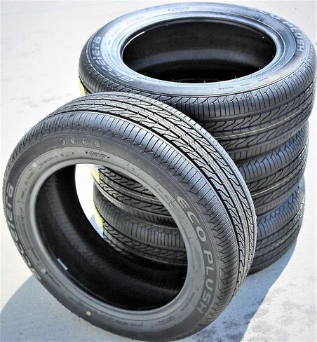 إطار شعاعي لسيارة الركاب من Accelera Eco Plush لجميع المواسم - 165/80R13 165/80/13 165/80-13 83T نطاق تحميل SL 4-Ply BSW جدار جانبي أسود UTQG 400AA in Kuwait