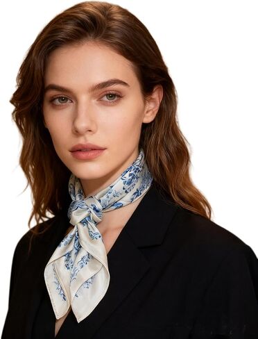 Mulberry Silk Scarf – Square 21" Neckerchief Head Wrapping Scarves for Women, Ladies. Men's Lightweight Neck Scarves in Saudi Arabia