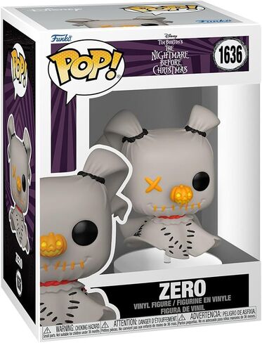Funko Pop! Disney: Patchwork - Zero - The Nightmare Before Christmas - Collectable Vinyl Figure - Gift Idea - Official Merchandise - Toys for Kids & Adults - Disney Fans - for Collectors and Display in Saudi Arabia
