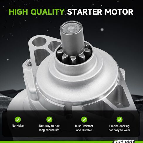 New Starter Compatible with Honda Accord 1998-2007, Odyssey 1999-2006, Pilot 2003-2005, Acura MDX 2001-2002, TL 1999-2006, CL 1997-1999, CL 2001-2003, 3.0L 3.2L 3.5L V6, 06312-P8A-5050 17728 in Saudi Arabia