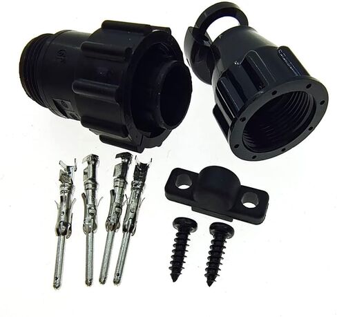 Boicus Wiring Connecting Terminals - 4 Pin AMP/TE 206429-1 Auto Sensor Plug Connector For SMEMA Car,4P Plug With Pin - (Color: Male with Pin, Package: 5 Sets) in Saudi Arabia