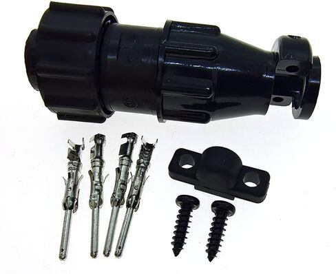 Boicus Wiring Connecting Terminals - 4 Pin AMP/TE 206429-1 Auto Sensor Plug Connector For SMEMA Car,4P Plug With Pin - (Color: Male with Pin, Package: 5 Sets) in Saudi Arabia