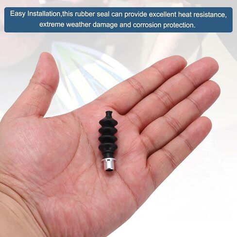 MECCANIXITY 4Sets 32mm Waterproof Push Rod Rubber Seal Bellow with Aluminum Mount for RC Boat Brushless Electric Boat Car in Saudi Arabia