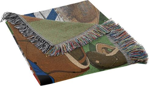 Northwest NFL Baltimore Ravens Unisex-Adult Woven Tapestry Throw Blanket, 48" x 60", Home Field Advantage in Kuwait