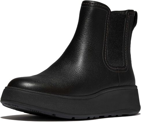 FitFlop womens F-mode Stitch Warm Tumbled-leather Chelsea Boots in Saudi Arabia