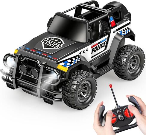 Spider Rc Cars, Remote Control Car for Boys 4-7 8-12 Stunt Rc Monster Trucks with 360 Flips & 3D Lights & Music, Car Toys for Kids Toddlers Christmas Birthday Gift in Kuwait