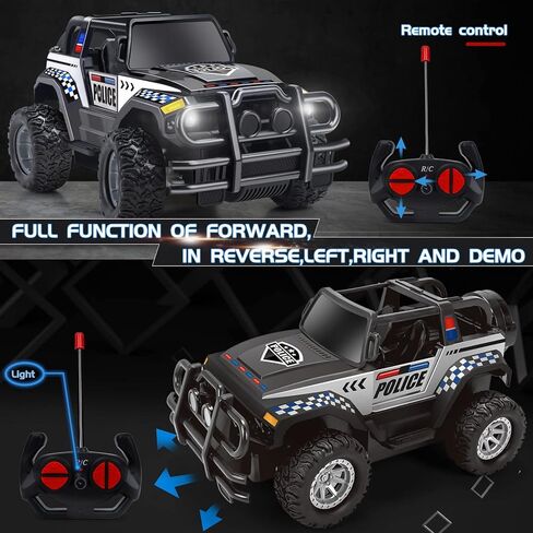 Spider Rc Cars, Remote Control Car for Boys 4-7 8-12 Stunt Rc Monster Trucks with 360 Flips & 3D Lights & Music, Car Toys for Kids Toddlers Christmas Birthday Gift in Kuwait