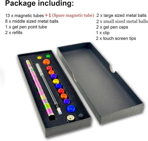 Christmas Stocking Stuffers Magnetic Fidget Pen, Decompression Magnetic Toy Pen, Funny Gifts for Teen Boys Girls Gifts, Kids Novelty Gadget Gift, Birthday Gift, Valentine Classroom Gifts (Small Blue) in Saudi Arabia